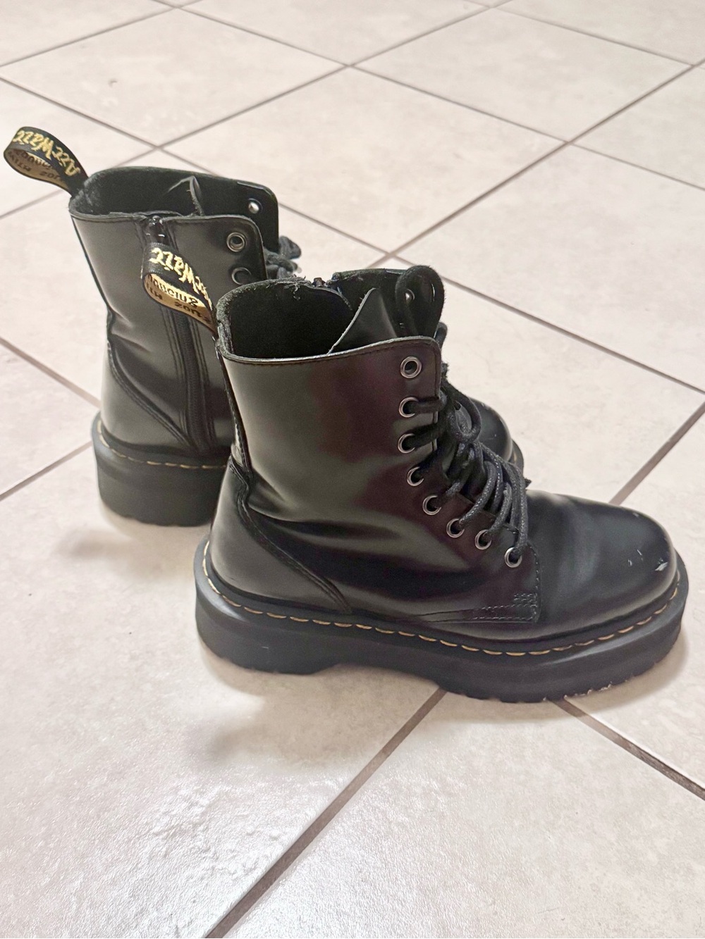 Dr Martens Jadon Platform Boot Sz 7